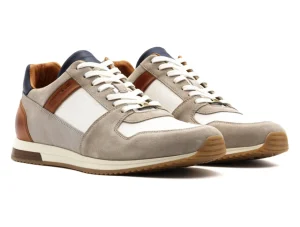 Ambitious SLOW Classic Sneaker 11240 - Grey / Off White / Camel