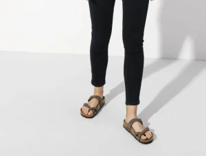 Birkenstock Mayari Birko Flor Nubuck 0071061 Standard - Mocha
