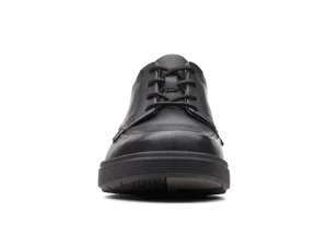 Clark Un Abode Ease - Black Leather