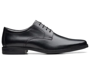 Clarks Howard Walk – Black Leather