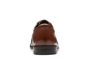 Clarks Howard Walk - Dark Tan Leather