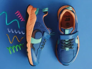 Clarks Selva Hero Kid - Bright Blue