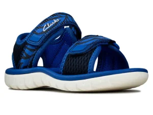 Clarks Surfing Tide K Junior- Navy