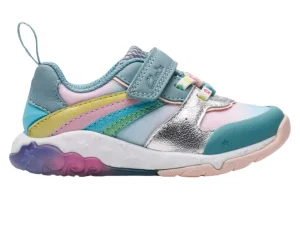 Clarks Tidal Star Toddler - Aqua Combination