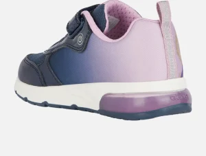 GEOX Spaceclub Girl J458VA - Navy Lavender