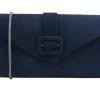 Lotus Aletta ULG085 – Navy Suede Clutch Bag