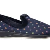 Padders Repose 4076 - Woven Spot Navy