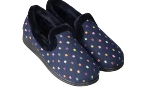 Padders Repose 4076 - Woven Spot Navy