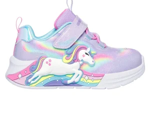 Skechers 302298 S-Lights: Unicorn Chaser - Lavender Multi