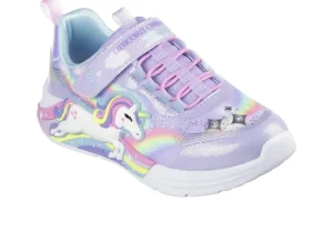 Skechers 302298 S-Lights: Unicorn Chaser - Lavender Multi