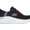 Skechers 150066 Slip-ins: Arch Fit 2.0 - Easy Chic - Black Hot Pink