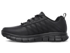 Skechers Work Relaxed Fit: Sure Track Erath Sr 76576 – Black