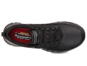 Skechers Work Relaxed Fit: Sure Track Erath Sr 76576 – Black